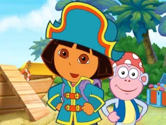 Dora The explorer Dora's Pirate Boat Treasure Hunt — безплатна онлайн игра