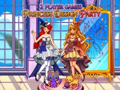 2 Player Games Princess Design Party — безплатна онлайн игра