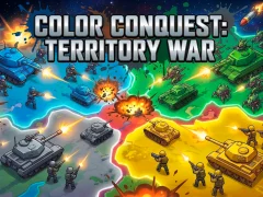 Color Conquest: Territory War — безплатна онлайн игра