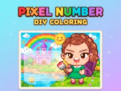 Pixel Number  DIY Coloring — безплатна онлайн игра