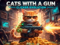 Cats with a Gun Clicker Evolution — безплатна онлайн игра