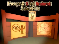 Escape & Steal Brainrot: Sahur Hills — безплатна онлайн игра