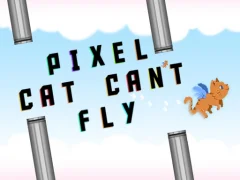 Pixel cat can't fly — безплатна онлайн игра