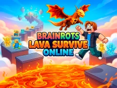 Brainrots Lava Survive Online — безплатна онлайн игра
