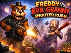 Freddy vs Evil Granny Shooter Rush — безплатна онлайн игра
