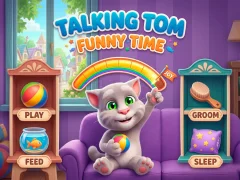 Talking Tom Funny Time — безплатна онлайн игра