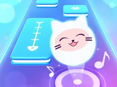 Music Cat! Piano Tiles Game 3D — безплатна онлайн игра