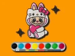 Labubu Coloring Adventure — безплатна онлайн игра