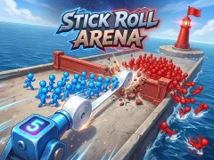 Stick Roll Arena — безплатна онлайн игра