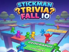 Stickman Trivia Fall IO — безплатна онлайн игра