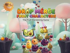 Drop Merge Fruit Characters — безплатна онлайн игра