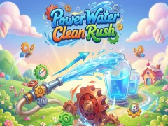Power Water Clean Rush — безплатна онлайн игра