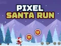 Pixel Santa Run — безплатна онлайн игра