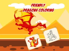 Friendly Dragons Coloring — безплатна онлайн игра