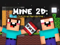 Mine 2D Survival Herobrine — безплатна онлайн игра
