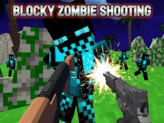 Blocky Zombie Shooting — безплатна онлайн игра