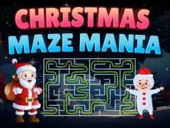 Christmas Maze Mania — безплатна онлайн игра