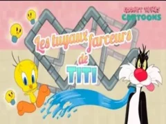 Looney Tunes Cartoons Les tuyaux farceurs de Titi — безплатна онлайн игра
