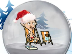 Mr Bean Christmas Stars — безплатна онлайн игра