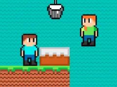 Brothers are making a cake — безплатна онлайн игра