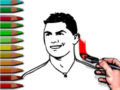 Ronaldo Coloring Book — безплатна онлайн игра