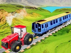 Chain Tractor Train Towing Game 3D — безплатна онлайн игра