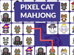 Pixel cat mahjong — безплатна онлайн игра