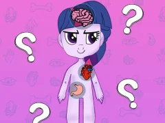 My Little Pony Learning The Body — безплатна онлайн игра