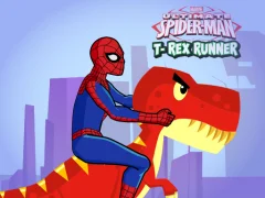 Spiderman T-Rex Runner — безплатна онлайн игра