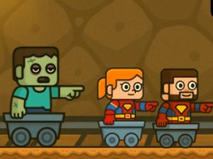 Игра 2 играч блокминер бягство  онлайн