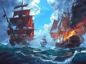 Игра Пиратски кораби: Строй и битка онлайн
