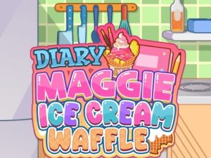 Игра Дневникът на Маги: Вафли със сладолед онлайн