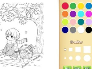 Игра Оцветяване на книги за деца: Уютно онлайн