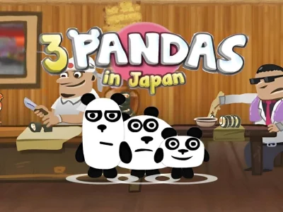 3 Pandas In Japan HTML5 — безплатна онлайн игра