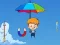 Umbrella Falling Guy — безплатна онлайн игра