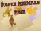 Paper Animals Pair — безплатна онлайн игра