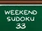 Weekend Sudoku 33 — безплатна онлайн игра