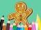 Coloring Book: Gingerbreads — безплатна онлайн игра