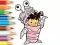 Coloring Book: Monster Costume Girl — безплатна онлайн игра