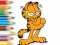 Coloring Book: Garfield Hamburger — безплатна онлайн игра