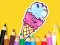Coloring Book: Cool Ice Cream — безплатна онлайн игра