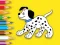 Coloring Book: Cute Spotted Dog — безплатна онлайн игра