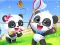 Jigsaw Puzzle: Baby Panda Spring Outing — безплатна онлайн игра