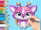 Coloring Book: Cute Fluvsies — безплатна онлайн игра