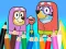Coloring Book: Bluey Flossing Grannies — безплатна онлайн игра