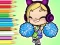 Coloring Book: Avatar World Cheerleader — безплатна онлайн игра