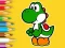 Coloring Book: Yoshi Fishing Day — безплатна онлайн игра