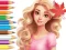Coloring Book: Barbie Autumn Tale — безплатна онлайн игра