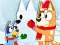 Jigsaw Puzzle: Bluey Christmas Snowman — безплатна онлайн игра