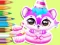 Coloring Book: Baby Fluff's Birthday — безплатна онлайн игра